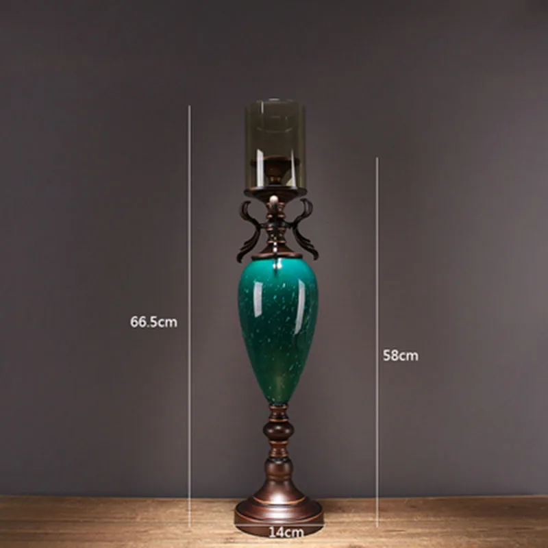 1 Pcs Height 66.5cm Стеклянный подсвечник, кристально чистый светильник, для свадьбы, большие подсвечники, свадебные подсвечники для домашнего декора LLC102 - Цвет: 1 Pcs Height 66.5cm