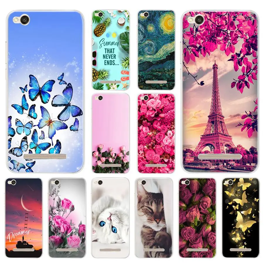 

For Xiaomi Redmi 4a 4 a Phone Case Silicone Soft TPU Back Housing For Xiomi Redmi 4a Bumper Cartoon Slim Cover