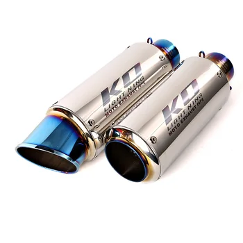 

60.5mm 51mm Racing Motorcycle Exhaust Tip Muffler Escape Silencer Baffle Exhaust for Universal Motorbike Z1000 ZX10R Ninja 300