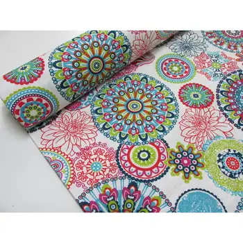 

PRINTED CANVAS Ref. BLUE MANDALA footage 0,50 mts x width 2,80 m