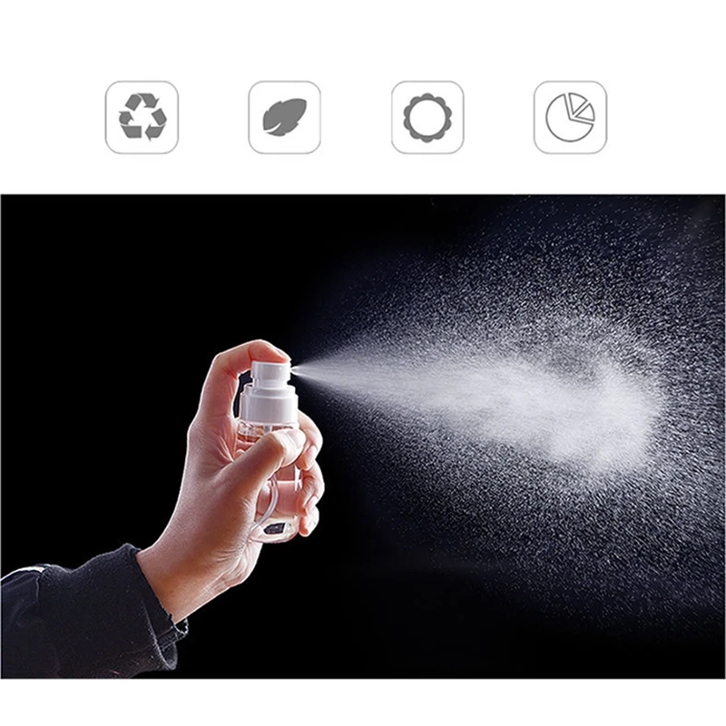 5 Packs of Clear Fine Mist Spray Bottle,for Essential Oils, Travel, Perfumes and More