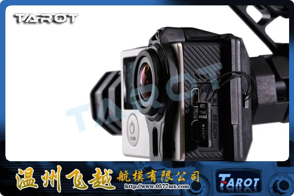 Tarot T2-2D 2 оси Бесщеточный шарнир для Gopro Hero 4/3+/3 TL2D01