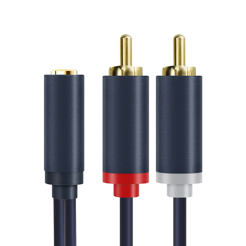 Кабель Aux для VCD и домашнего кинотеатра 3 5 мм разъем мама 2RCA папа стерео аудио