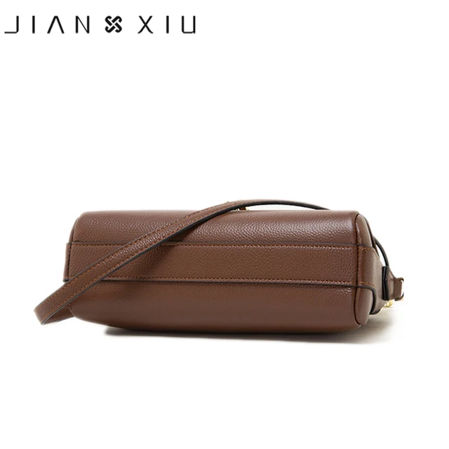 JIANXIU Brand Female Shoulder Crossbody Lychee Texture Genuine Leather Handbag Women Messenger Bags 2019 Small Tote Bag 2 Colors 5