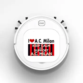 

Smart Sweeper Robot House Durable Power Floor Cleaning Robots Vacuum Cleaner 1800pa A.C Milan I love A.C Milan