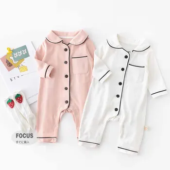 

Baby Rompers Long Sleeve Spring Autumn Infant Kids Boys Girls Jumpsuits Outfits One Pieces Toddler Bebes Playsuits Children Wear