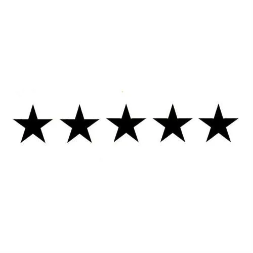 

Cover Scratches Star Funny Fashion Car Sticker Decal Car-styling for Window Bumper Laptop Sticker Black/Silver,PVC 17cm X 3cm