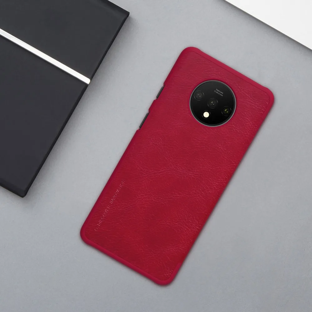 Oneplus 7T флип-чехол Oneplus 7T Pro Чехол NILLKIN QIN флип-кожаный чехол One plus 7T Pro Чехол-кошелек с карманом для карт