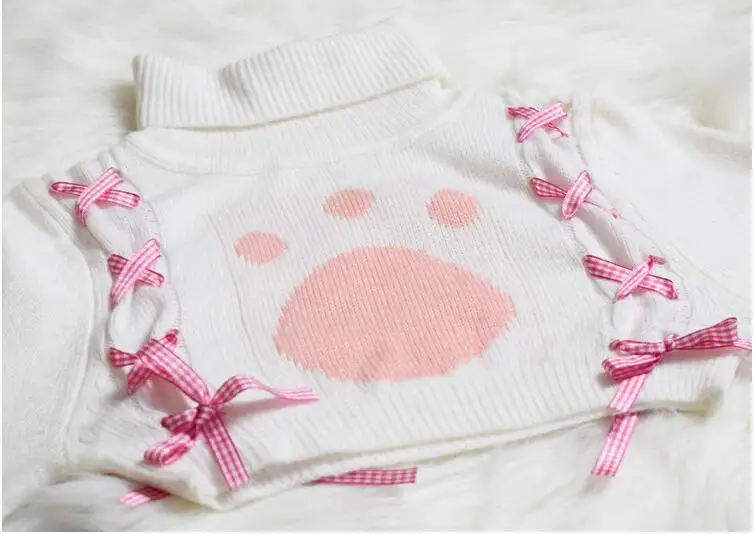 Комплект сексуального нижнего белья с рисунком кошек и когтей кавайная Девушка