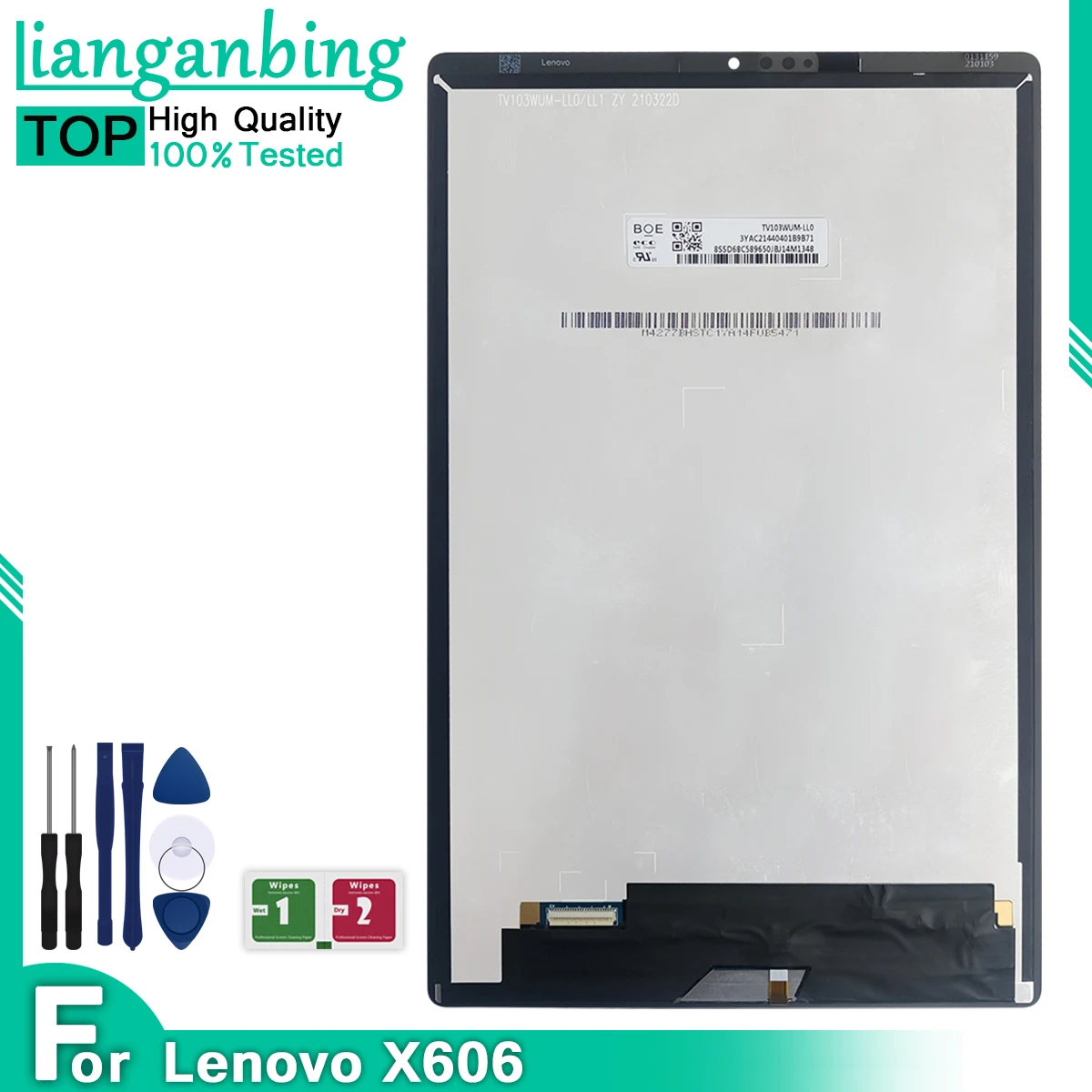 10.3&quot LCD For Lenovo Tab M10 Plus X606 TB-X606 TB-X606F TB-X606X Display Touch Screen Digitizer Assembly Replacement | Компьютеры и