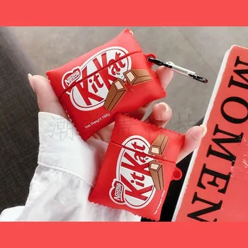 

Teyomi 3D Cartoon Creative chocolate Case For Airpods 1/2 Case Soft Silicone Cover Case For Airpods Pro Case For Kids