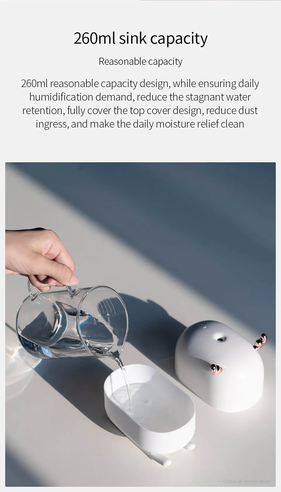 Xiaomi SOTHING tmosphere humidifier- deer Silent humidifying nano-water mist atmosphere lighting large capacity flume
