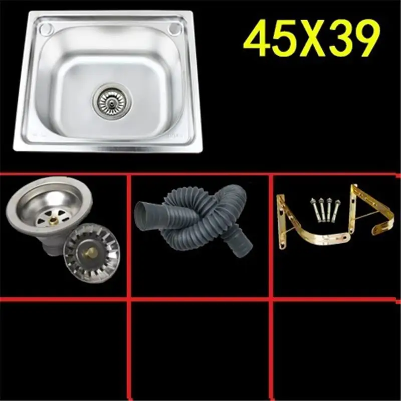 Cucina Afwasbak Zlewozmywak Inoxidable Integral Gootsteen Waschbecken Fregadero De Cocina Cuba Lavabo Pia Cozinha Kitchen Sink - Цвет: MODEL B