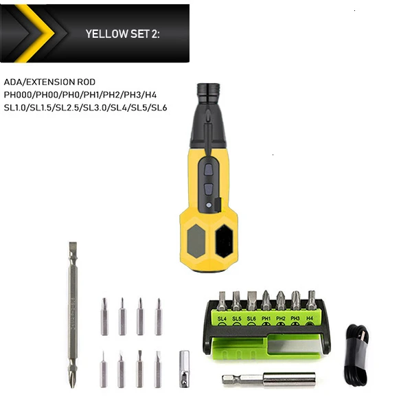 PTS-008-Yellow2 Мини-шуруповерт с большим крутящим моментом, мини-дрель 3,6 В, литиевая батарея, сменная традиционная шуруповерт для дома, DIY электроинструменты - Цвет: PTS-008-Yellow2
