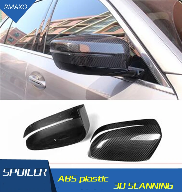 Для BMW M5 F10 F18 11-18 Look Сменные стильные боковые зеркальные чехлы из углеродного