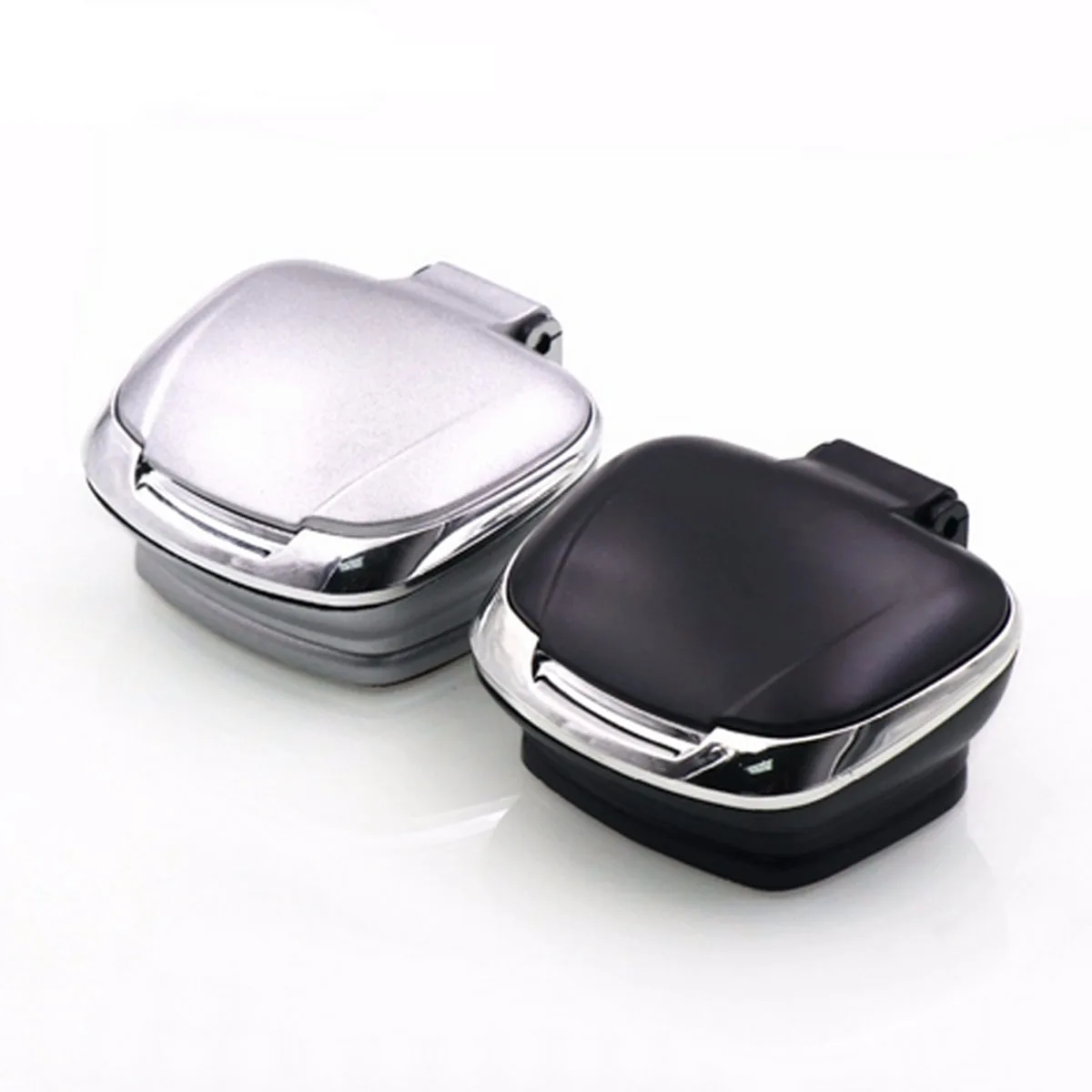 

Portable Car Ashtray With LED Light Indicator Detachable Auto Cup Cylinder Holder Travel Cigarette Smoke Remover Plastic