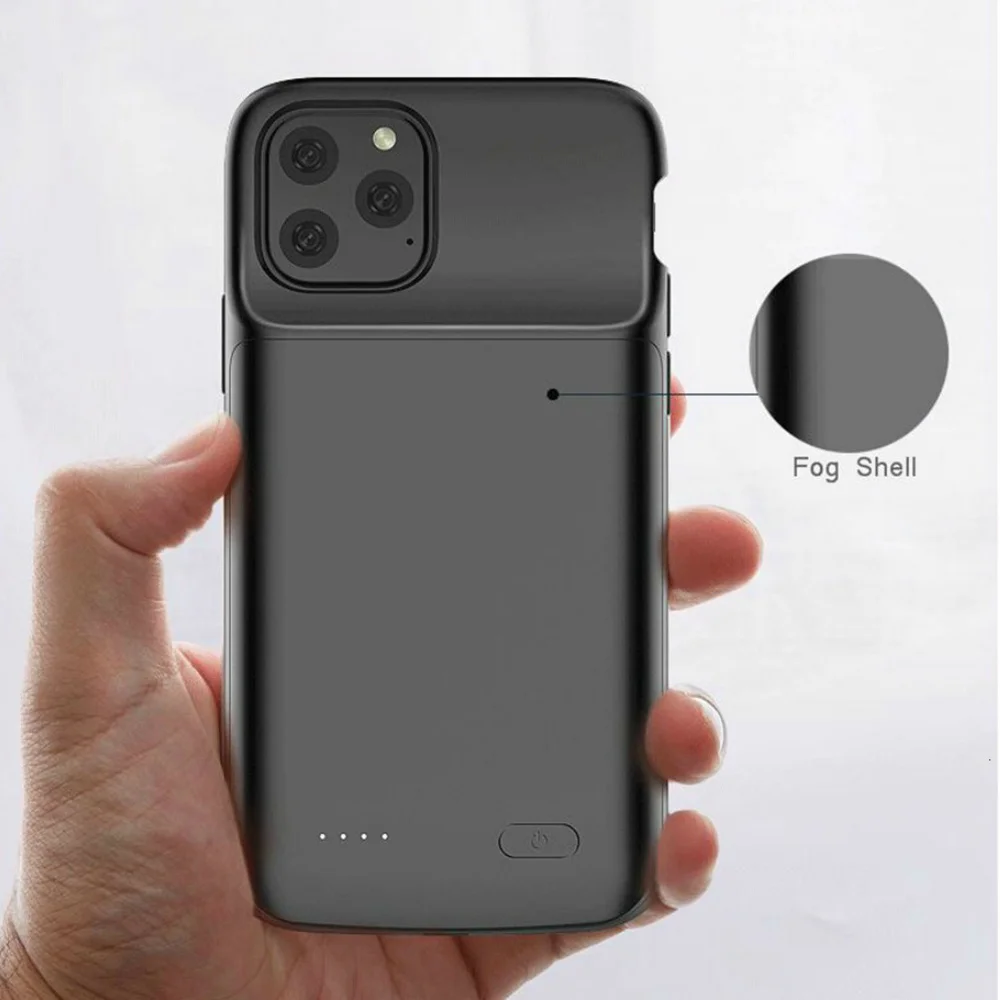 Чехол для аккумулятора для iPhone 11 Pro Max 4800/5000 mAh, зарядное устройство для iPhone 11, внешняя задняя упаковка, чехол для зарядного устройства