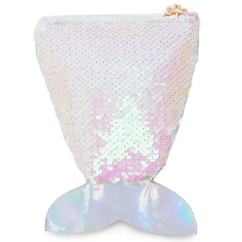 

Women'S Mermaid Tail Sequins Purse Girls Messenger Bag Bag Sling For Wallet Card Bag Wallet Purse