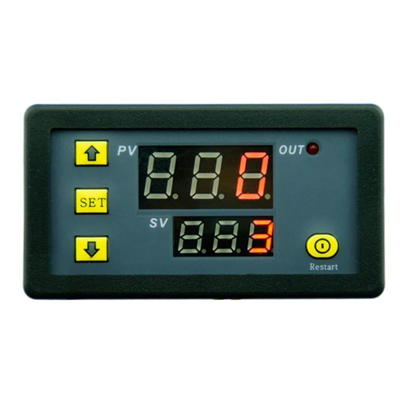 

DC12V 1500W 0-999H Digital Display Time Delay Relay Timing Cycling Module