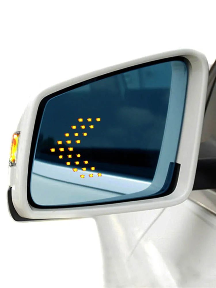 Внешнее боковое зеркало стеклянный светодиодный сигнальный светильник