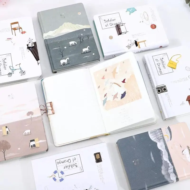 Креативный блокнот бумажный планировщик Bullet Journal в твердом переплете школьные канцелярские принадлежности дневник записная книжка иллюстрация план портативный блокнот