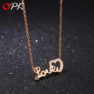Europe And America New Style Religious Accessories Blessed Virgin Mary Maria Titanium Steel Necklace Men And Women-Necklace Holi