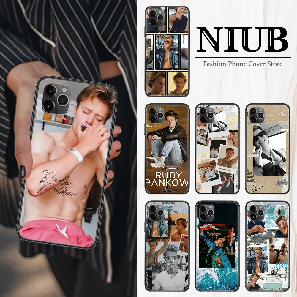 Внешние банки JJ Rudy Pankow чехол для телефона iphone 5 5S SE 2 6 6S 7 8 11 12 Mini Plus X XS XR Pro Max черный