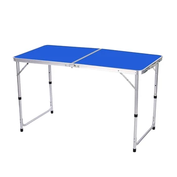 

Folding Table Outdoor Portable Stall Table Promotion Home Dining Table And Chairs Simple Propaganda Push Long Can Eat Small Tabl