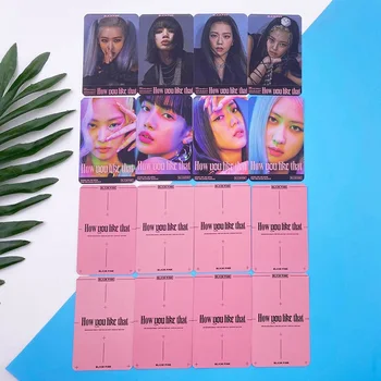 

8Pcs/Set Kpop Blackpink HOW YOU LIKE THAT New Album Photo Card LISA JENNIE ROSE JISOO PVC Paper Card Collection Gift