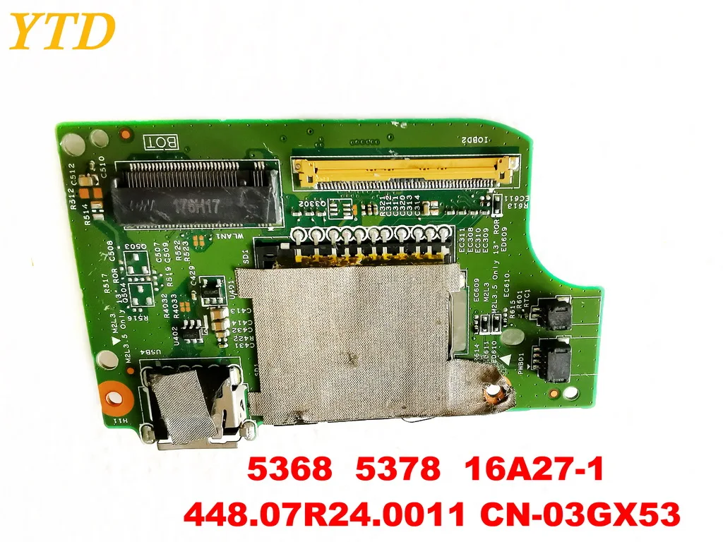 Для Dell 5368 5378 USB доска 5368 5378 16A27-1 448.07R24.0011 CN-03GX53 испытанное хорошее