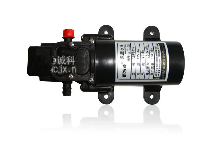 Мини электрический 12v24 вольт самовсасывающий DC мини водяной насос промышленного качества ASP2015