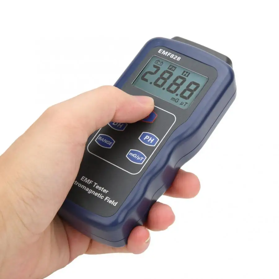 EMF828 компьютерный ТВ детектор электромагнитного поля излучения ЖК-тестер метр