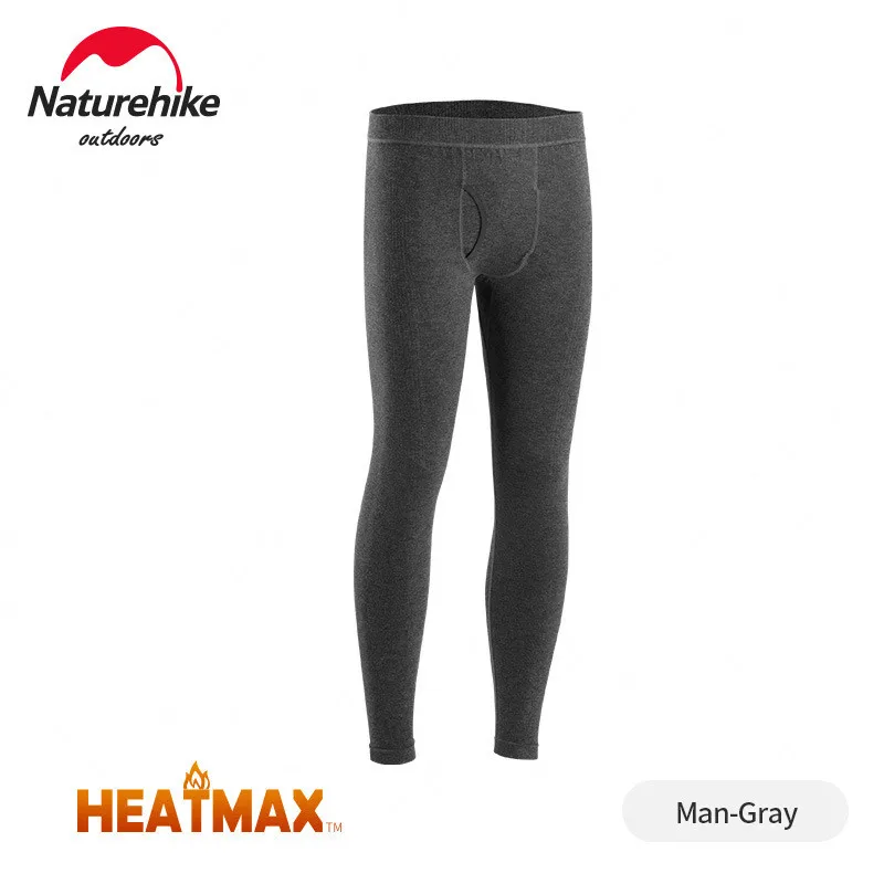 Naturehike "Xuan Shang" спонтанная температура нижнее белье пот выпускает Спорт держать тепло нижнее белье осенние брюки на открытом воздухе зима - Color: Man-Gray-Pants