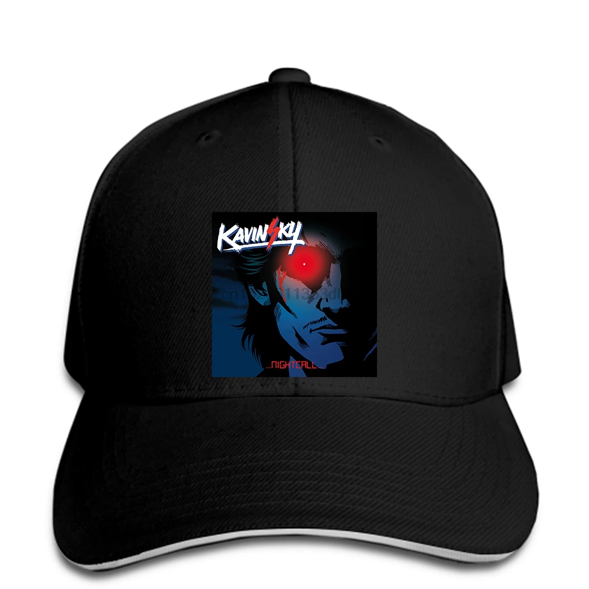 Новая популярная Кепка Kavinsky Daft в стиле панк, Мужская черная бейсболка, Кепка snapback, остроконечная
