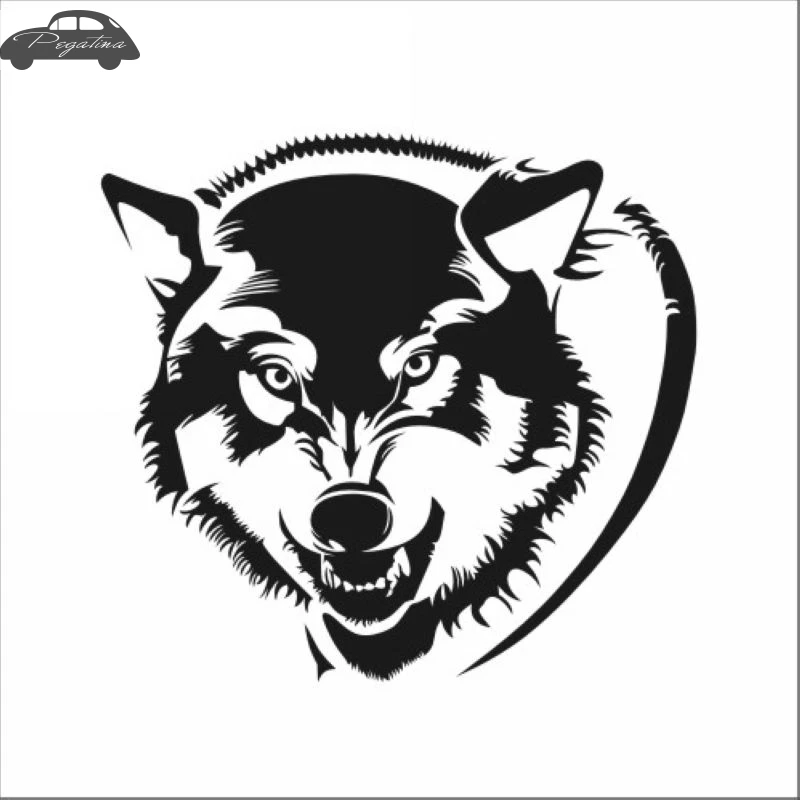 Pegatina Hunt Wolf Decal Hunting Club Sticker Hollow Sticker Hunter Car Window Vinyl Decal Funny Poster Motorcycler