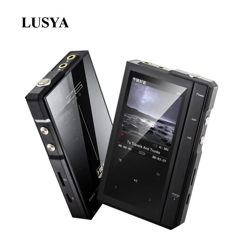 Lusya Z6 Pro Hifi музыкальный плеер жесткий DSD MP3-плеер ES9018Q2C ЦАП двухъядерный процессор+ кожаный чехол LPC4357 Поддержка Макс 128 ГБ