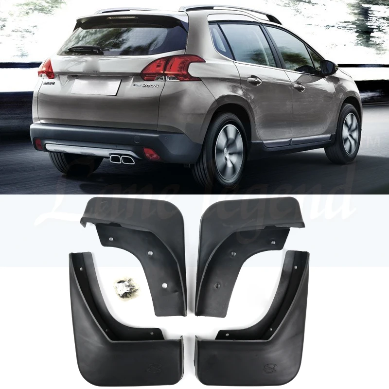 Автомобильный брызговик s для peugeot 2008 внедорожник 2013- Брызговики грязи откидная крышка крыло переднее заднее крыло