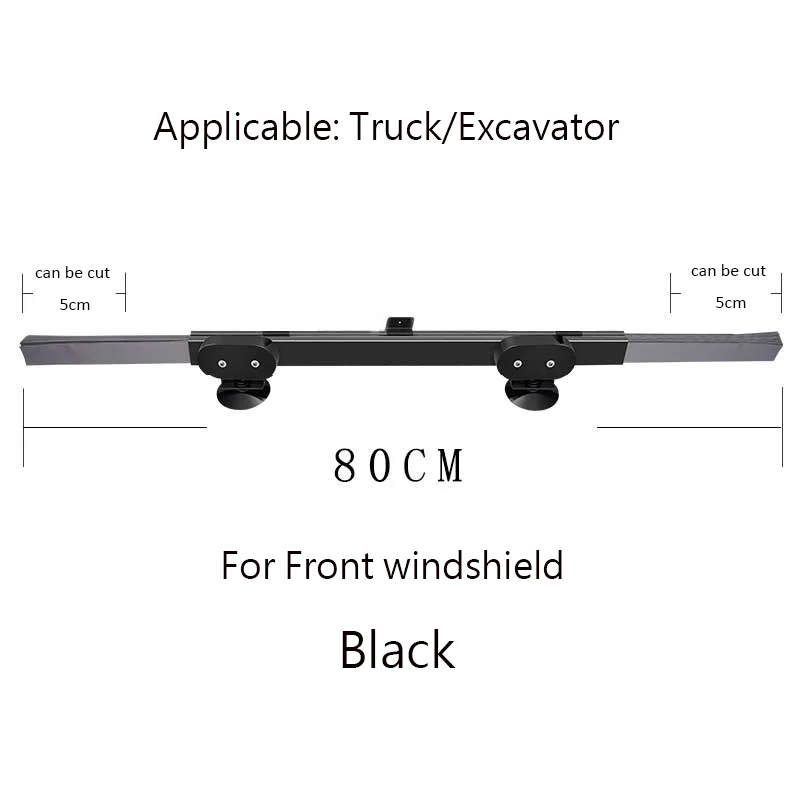 Авто Выдвижная Автомобильная шторка на переднее и заднее окно солнцезащитный козырек на лобовое стекло Защита солнцезащитный козырек для большинства внедорожников/MPV/грузовиков - Цвет: 80cm for front-black