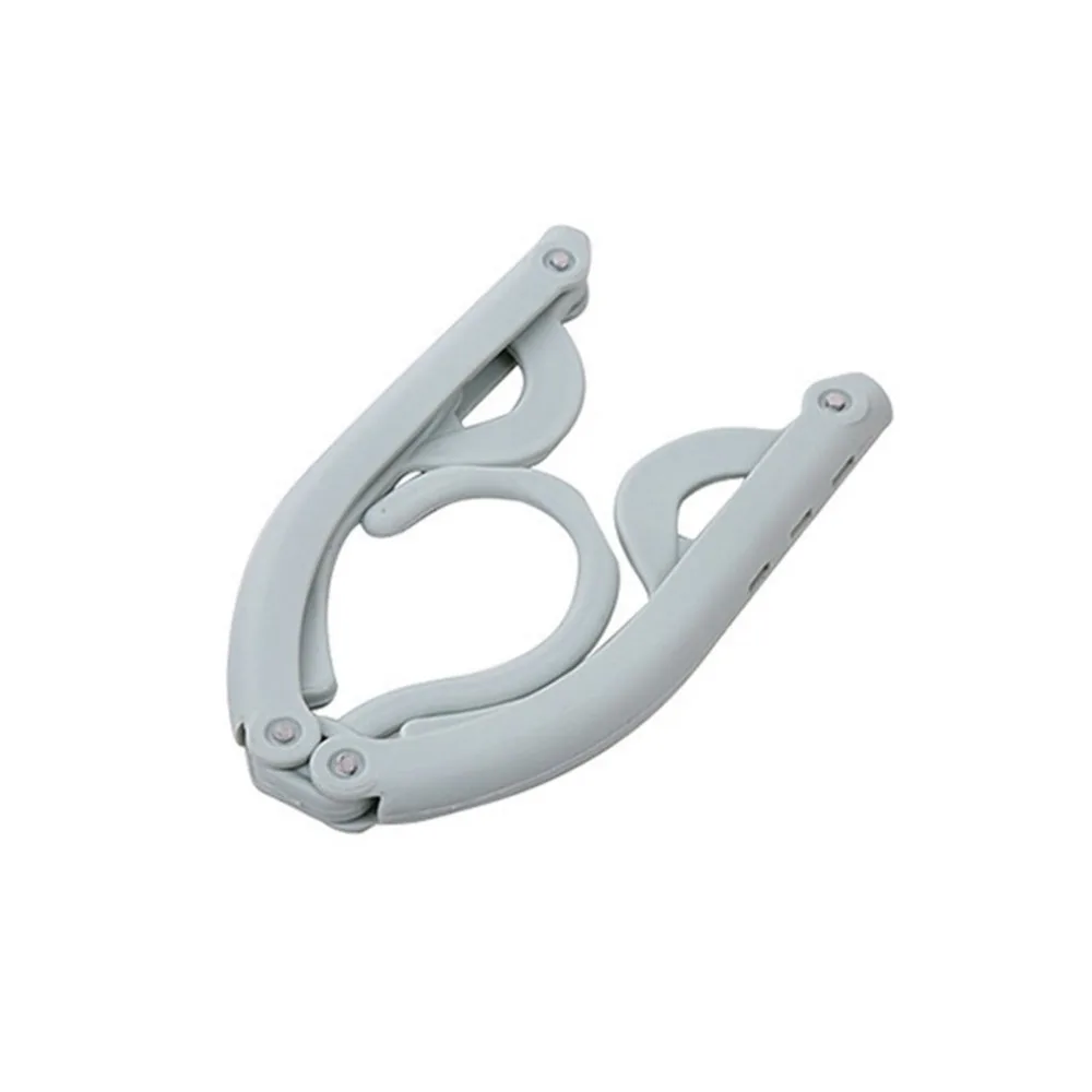 

2018 new Compact Size Foldable PP Drying Rack Portable Anti-Slip Outdoor Travel Candy Color Magic Coat Underwear Hanger