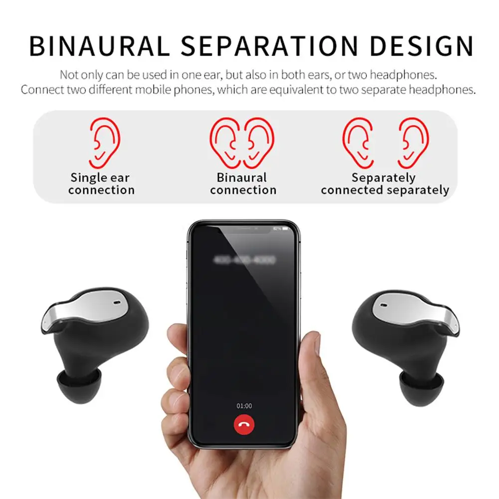 XY-5 Touch TWS 5,0 Bluetooth наушники настоящие беспроводные стерео спортивные наушники bluetooth-гарнитура шумоподавление