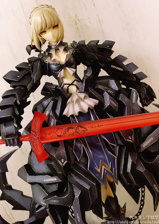Anime Gsc Fate Stay Night Black Saber Alter Huke Metal Gear Illustrator Ver 1 7 Scale Pvc Action Figure Collection Model Toys Action Figures Aliexpress