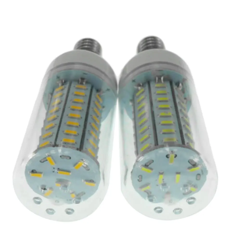 E14 72LED 4014 SMD Белая/теплая белая крышка Кукуруза лампа AC110V