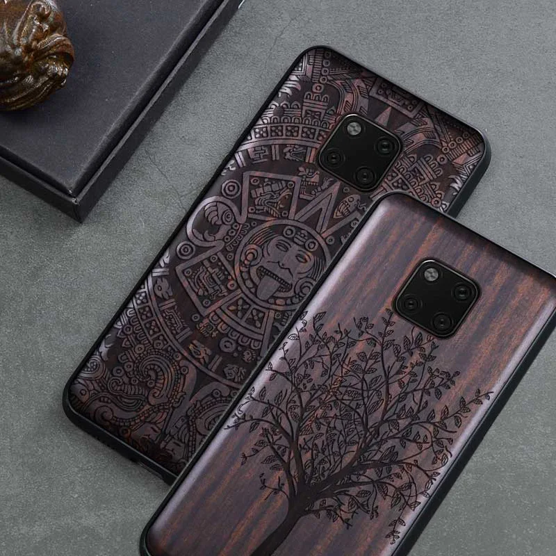 Русский популярный череп черное дерево чехол для телефона huawei mate 20 Pro цветок деревянный мате 20 X для huawei mate 20 Pro Чехол