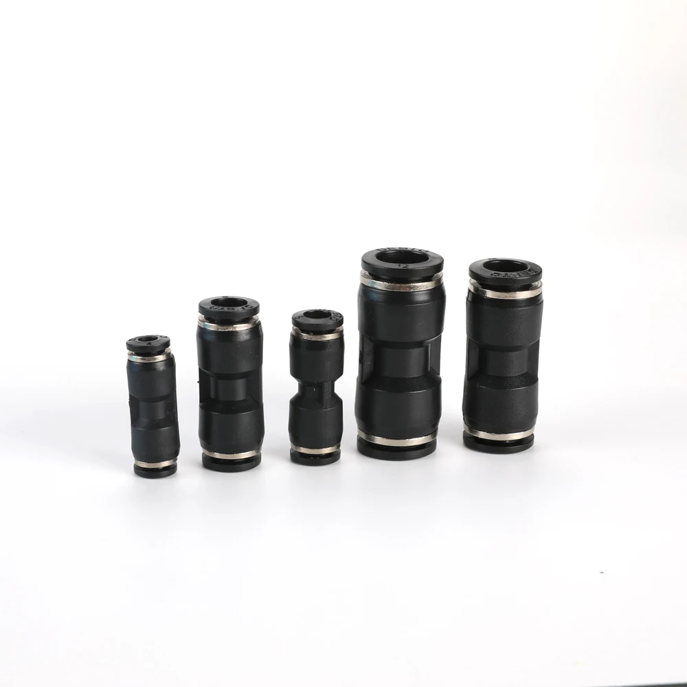

5Pcs Air Pneumatic 10mm 8mm 6mm 12mm 4mm OD Hose Tube One Touch Push Into Straight Gas Fittings Plastic Quick Connectors Fitting