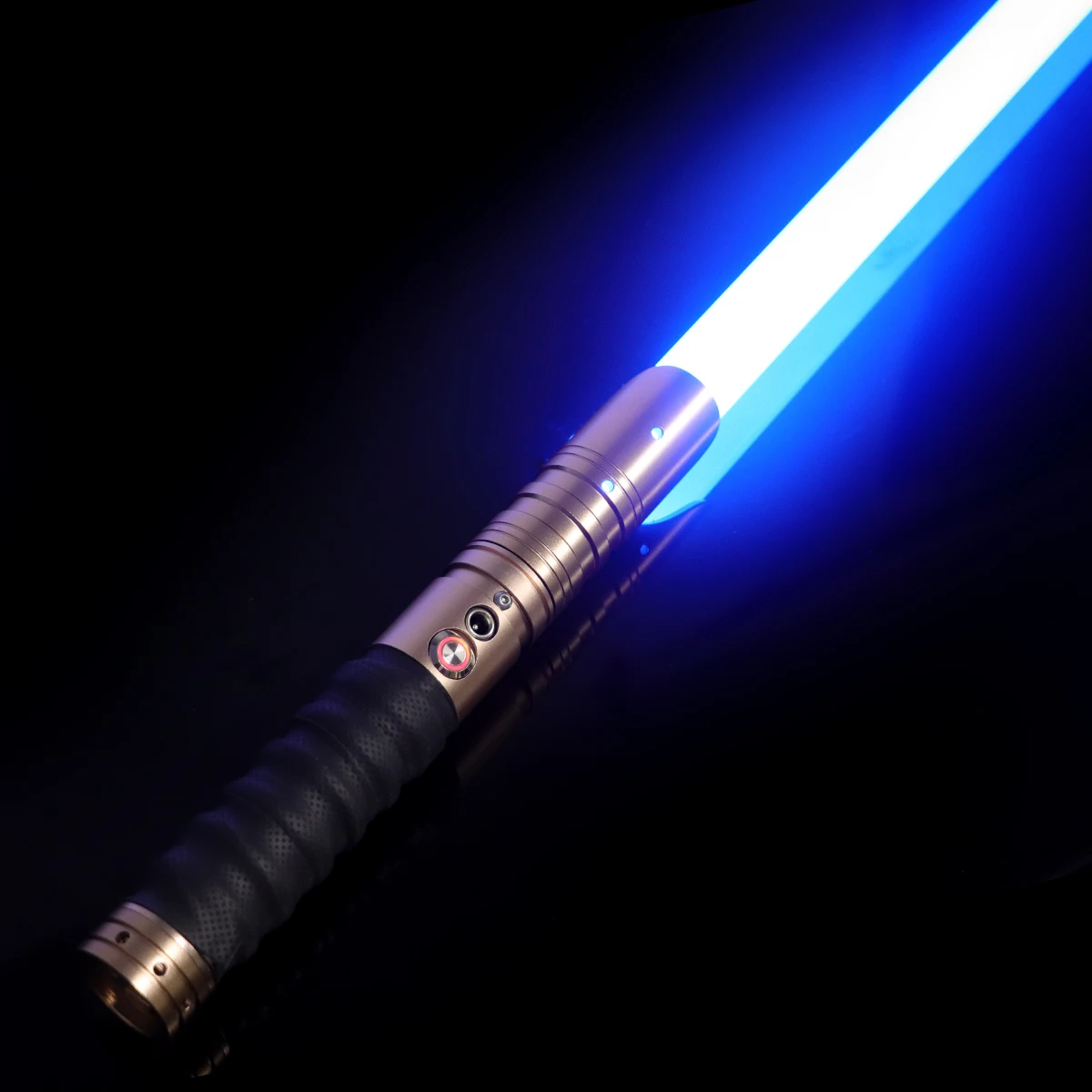Lichtschwert Kreuzschwert Schweres Duell Black Hilt Jedi Cosplay Soundeffekt11 