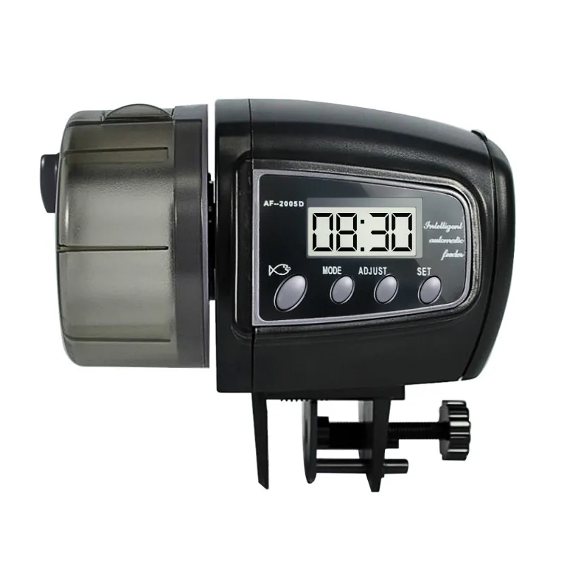 Digital Automatic Fish Feeder Fish/Turtle Feeder for Aquarium&Fish Tank Vacation&Weekend Fish Food Dispenser Batteries Included