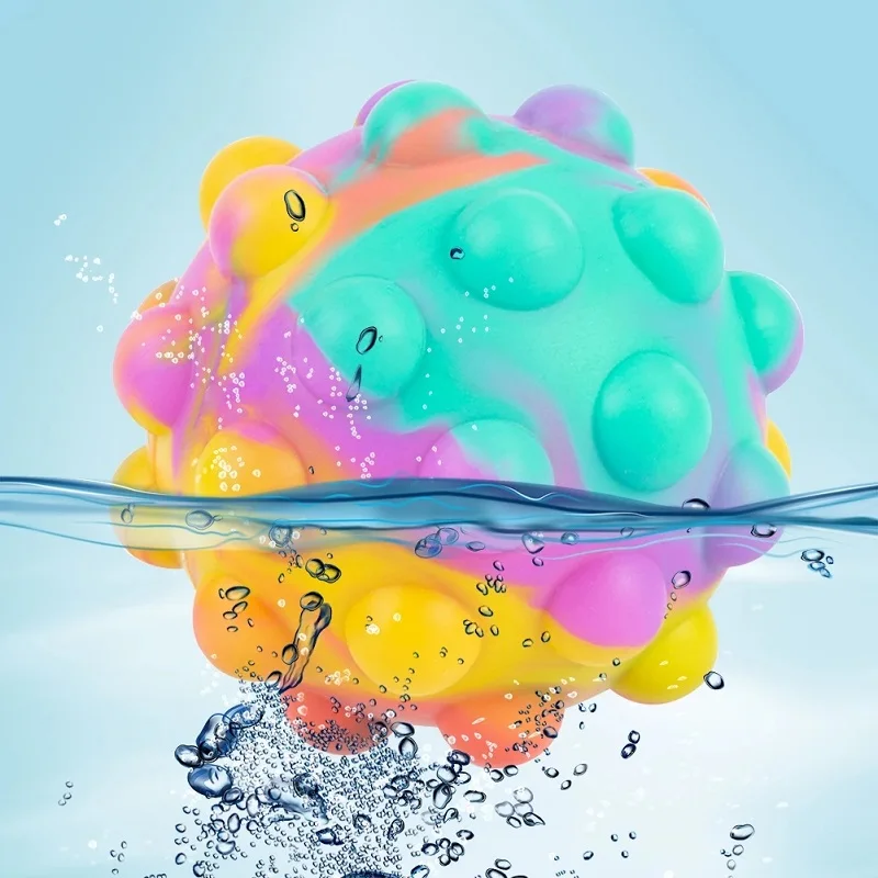 

Antistress Cube Rainbow Ball Push Bubble Fidget Toys Decompression Squeeze 3D Elastic Ball Popite Kid Stress Relief Sensory Toys