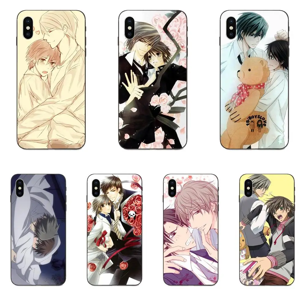 Короткая футболка с героями из японского аниме junjou romantica для Galaxy A8 A9 звезды