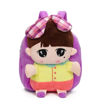 

Plush cartoon character children school bags kids travel backpacks mochilas infantil escolars bolsos for kindergarten girls boys