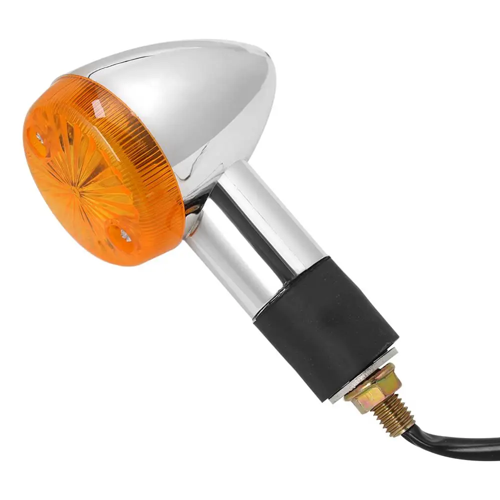 Motorcycle Turn Signal 2Pcs 12V Universal Motorcycle Turn Signal Indicator Light Turning Amber Lamp Bulb Motorbike Lamps Blinker Flash Bike Lamp motorcycle light motorcycle turn signal lights motorcycle turn signal